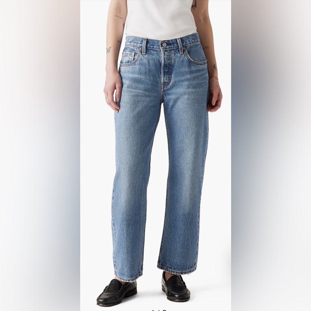 Levi's® 501® '90s Straight Leg Ankle Jeans (Sweetest Taboo color).